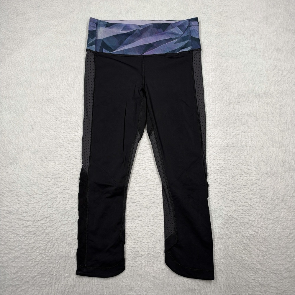 Lululemon Var-City Crop Leggings Run Yoga Gym Workout Athletic Women's Size 6